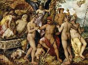 Frans Floris de Vriendt The Judgment of Paris oil